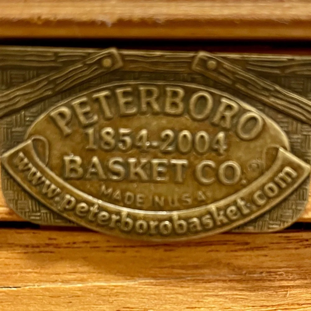 Ivory Soap Commemorative Footed Basket by Peterboro Basket Co.
